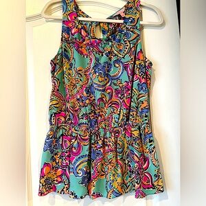 Lilly Pulitzer tank top blouse size L